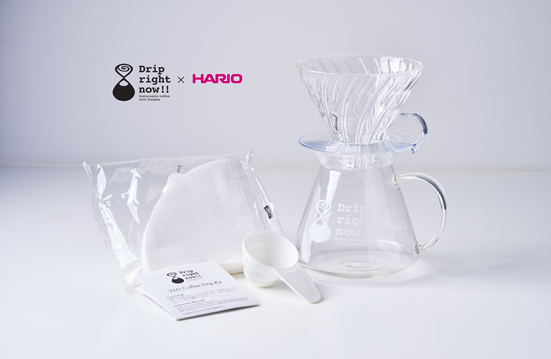 Drip right now!! × HARIO V60ドリップキット&V60メタルドリッパー販売開始